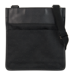 Messenger Bag, Canvas, Black, 3*